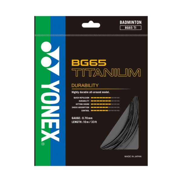 Yonex Badminton String BG65 Titanium